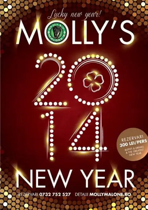 Have a lucky New Year cu Molly Malone
