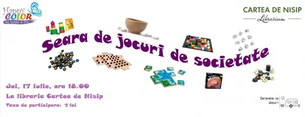 Seara de jocuri de societate