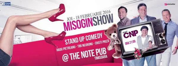 Misogin Show la The Note Pub