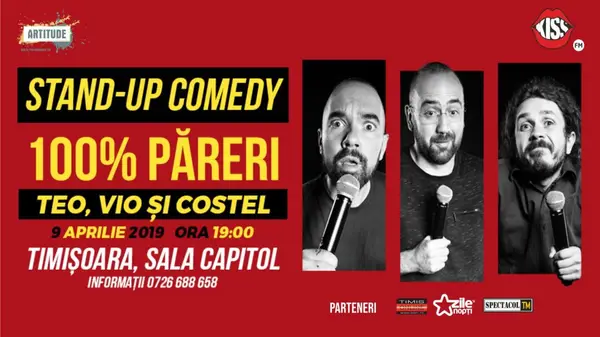 Stand-up comedy cu Teo, Vio si Costel