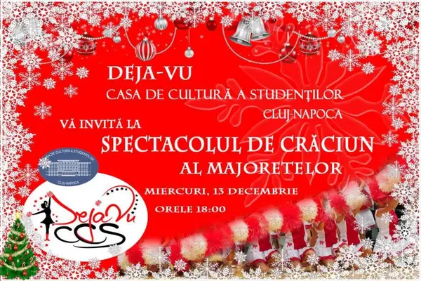 Spectacolul de Craciun al majoretelor Deja-vu CCS