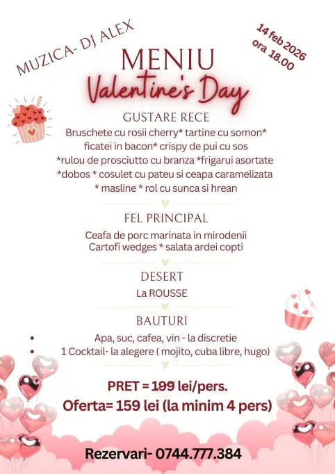 Valentine's Day la Restaurant La Rousse