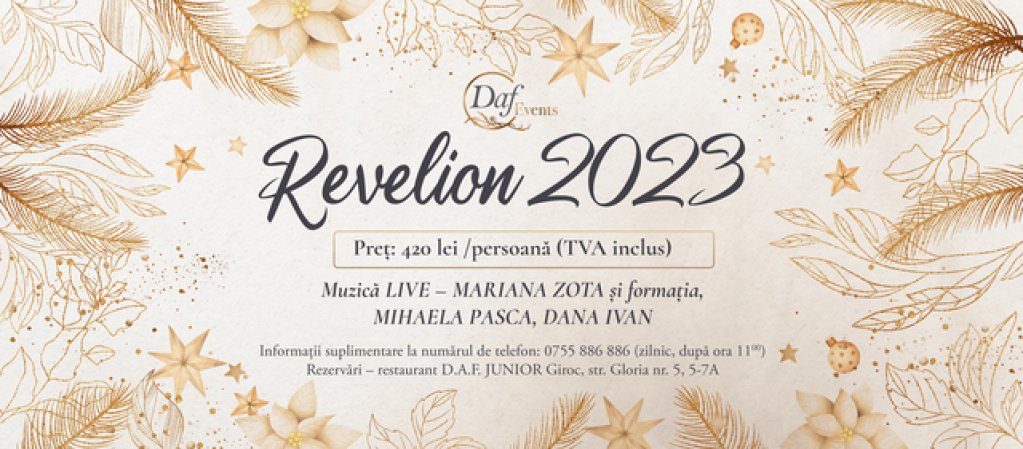 Revelion la Daf Junior