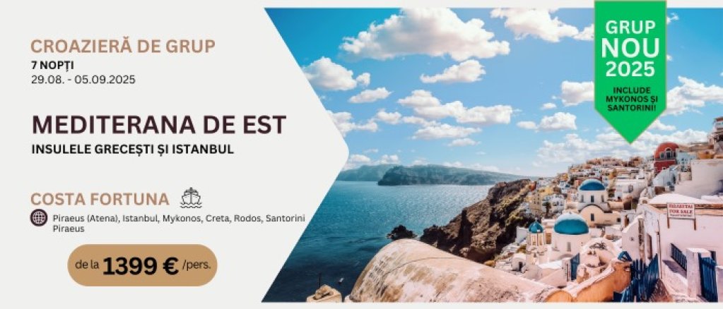 Oferte Croaziera Mediterana de Est