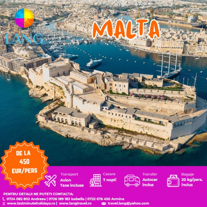 Oferte Malta cu plecare din Timisoara
