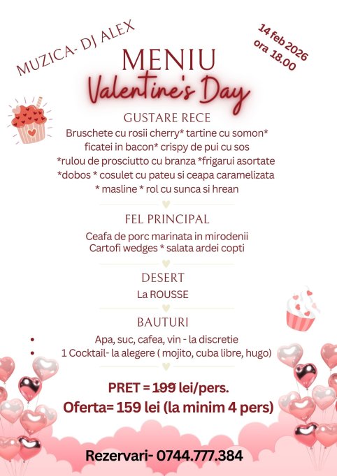Valentine's Day la Restaurant La Rousse